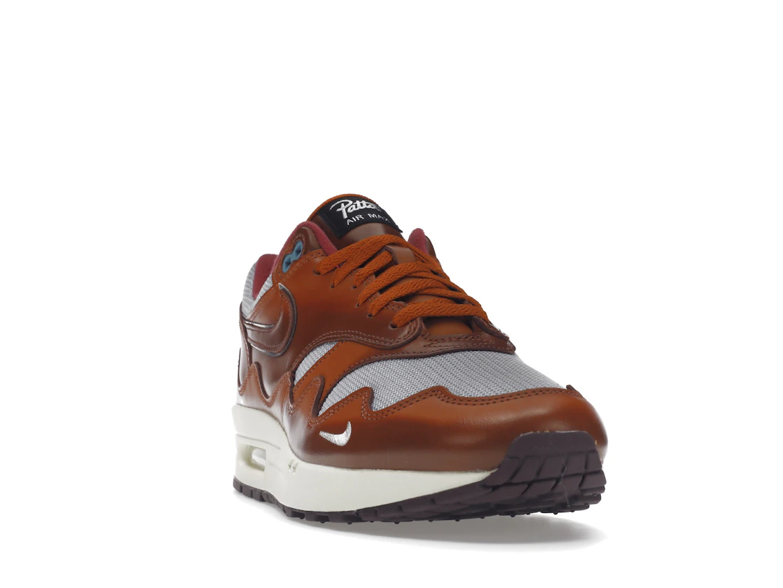 Vue 8 de Nike Air Max 1 Patta The Next Wave Dark Russett