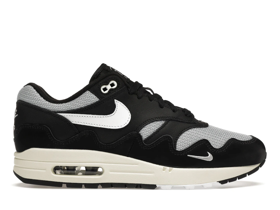 Vue 1 de Nike Air Max 1 Patta Waves Black (without Bracelet)