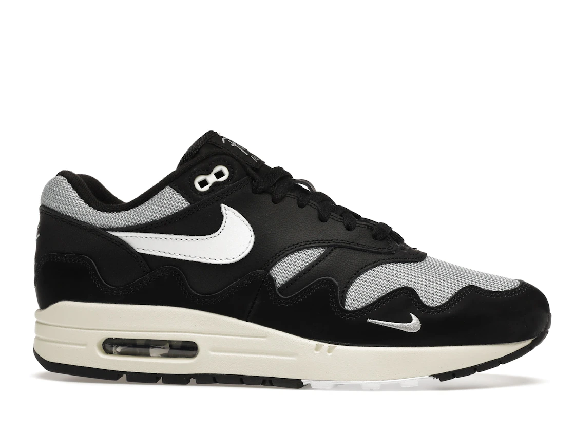 Vue 2 de Nike Air Max 1 Patta Waves Black (without Bracelet)