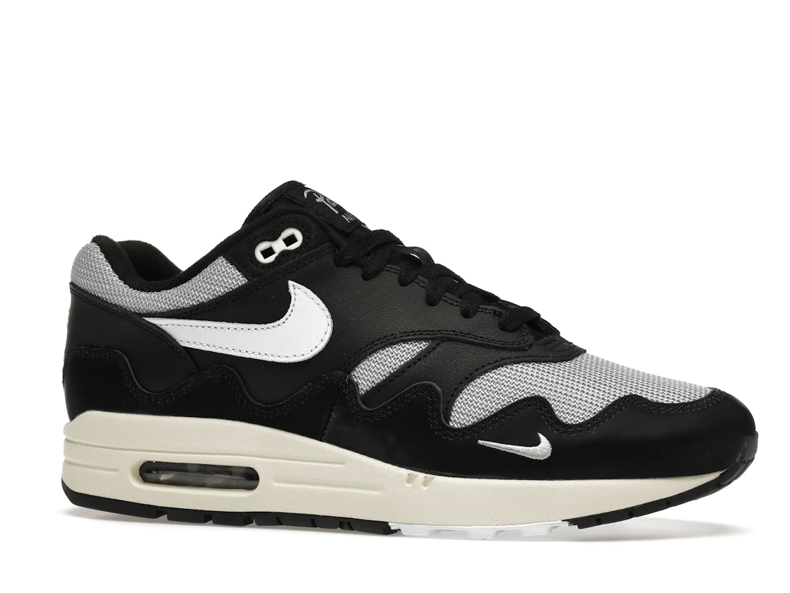 Vue 3 de Nike Air Max 1 Patta Waves Black (without Bracelet)