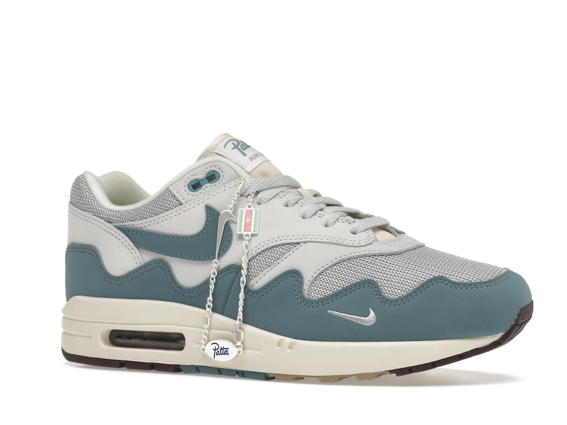 Vue 4 de Nike Air Max 1 Patta Waves Noise Aqua (with Bracelet)