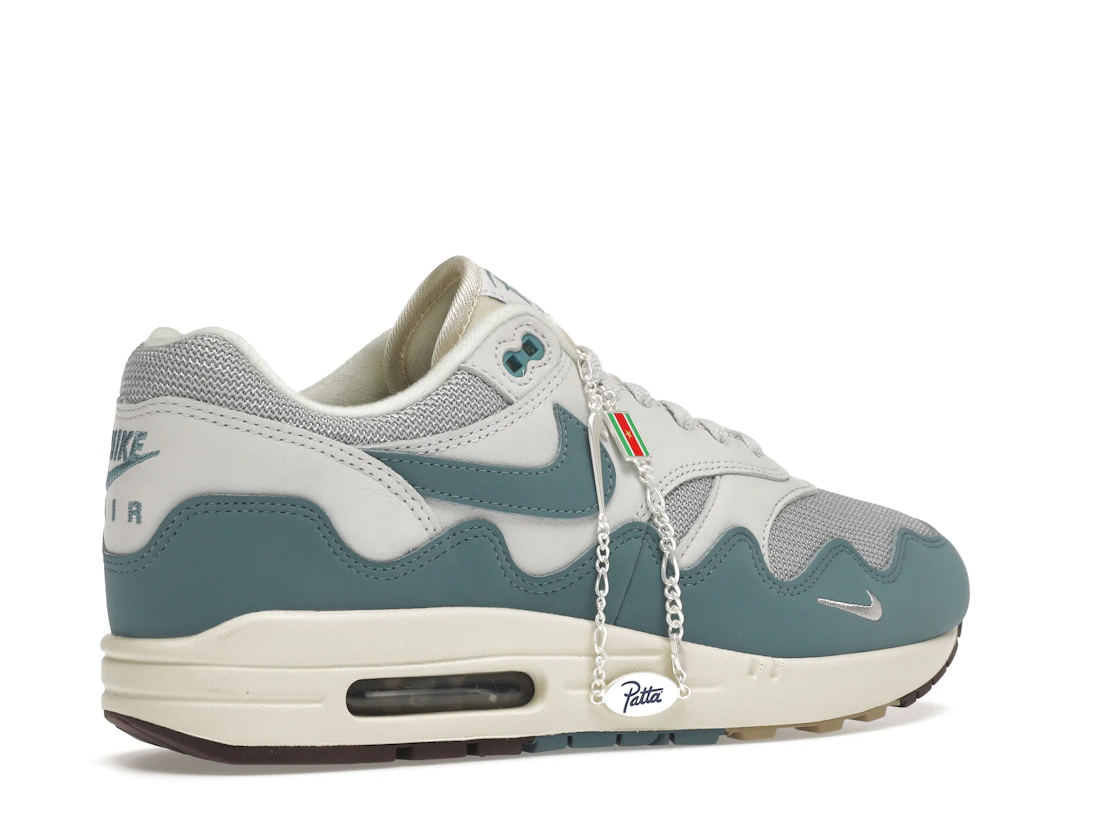 Vue 34 de Nike Air Max 1 Patta Waves Noise Aqua (with Bracelet)