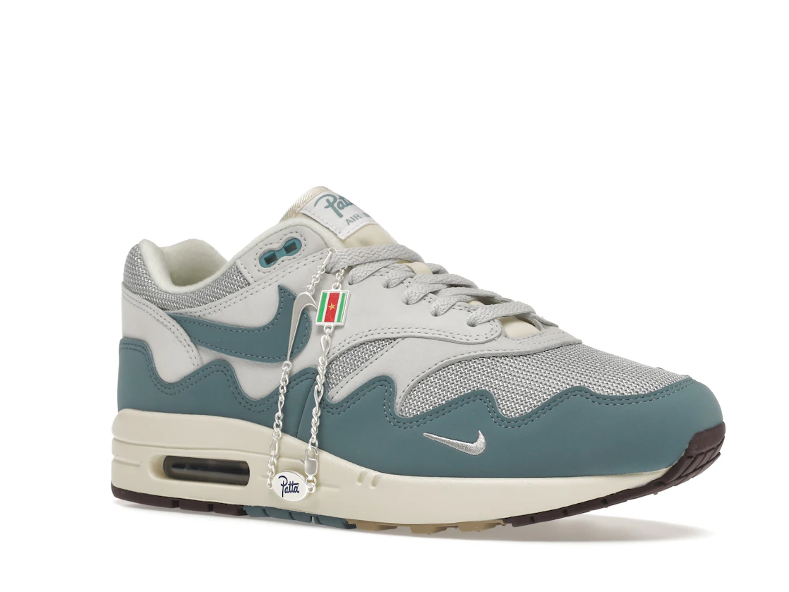 Vue 5 de Nike Air Max 1 Patta Waves Noise Aqua (with Bracelet)