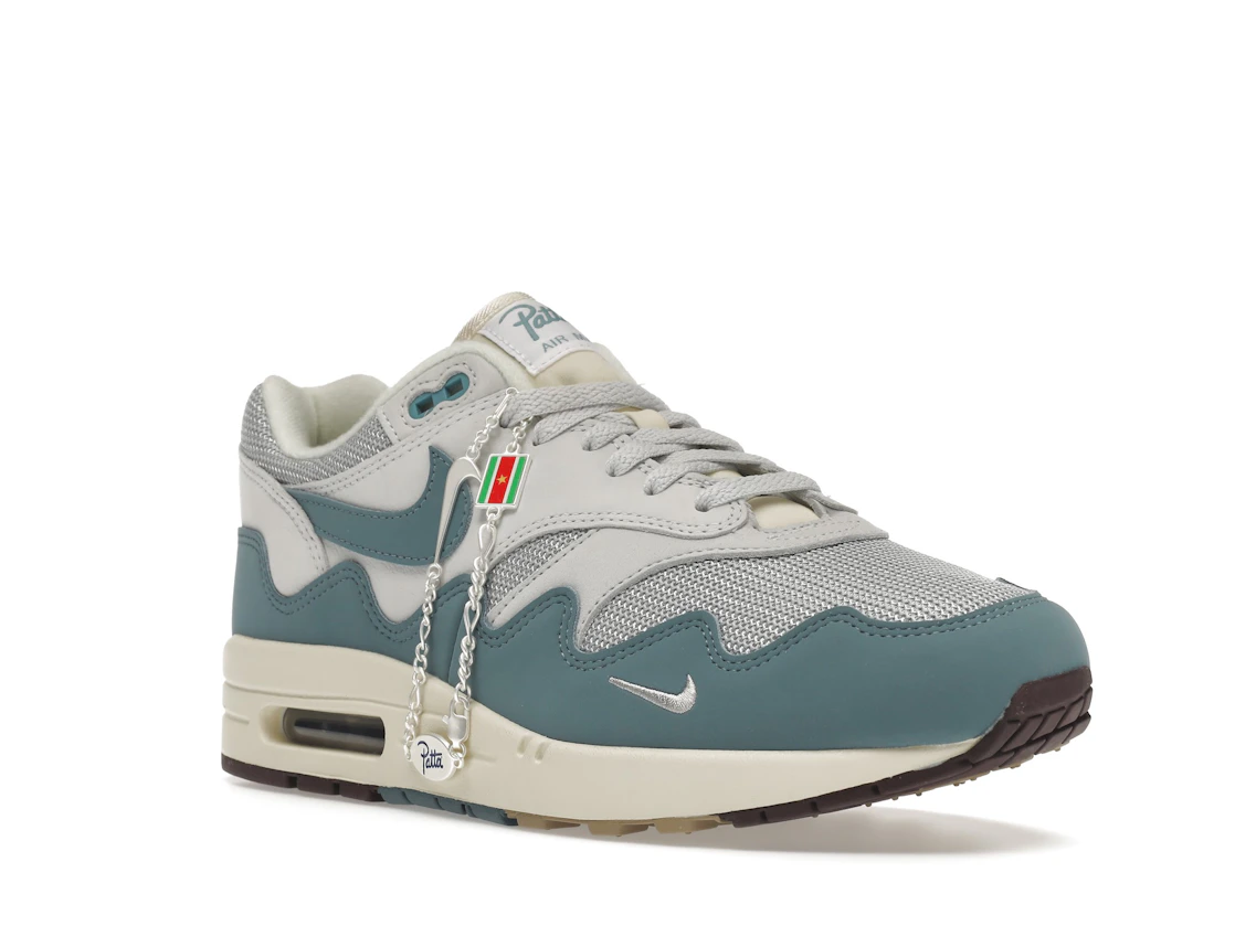 Vue 6 de Nike Air Max 1 Patta Waves Noise Aqua (with Bracelet)