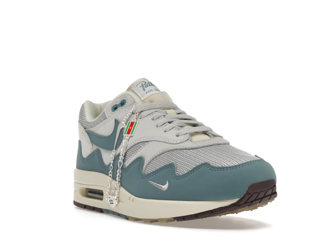 Vue 7 de Nike Air Max 1 Patta Waves Noise Aqua (with Bracelet)