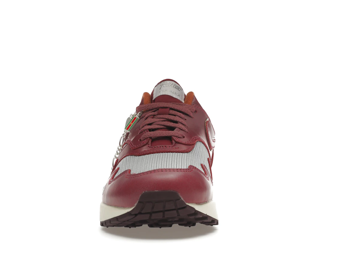 Vue 11 de Nike Air Max 1 Patta Waves Rush Maroon (with Bracelet)