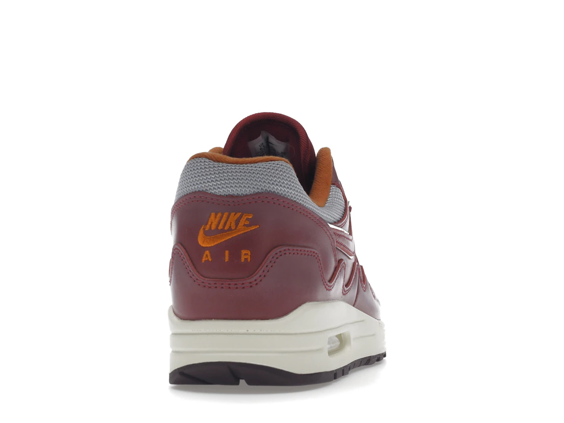 Vue 29 de Nike Air Max 1 Patta Waves Rush Maroon (without Bracelet)