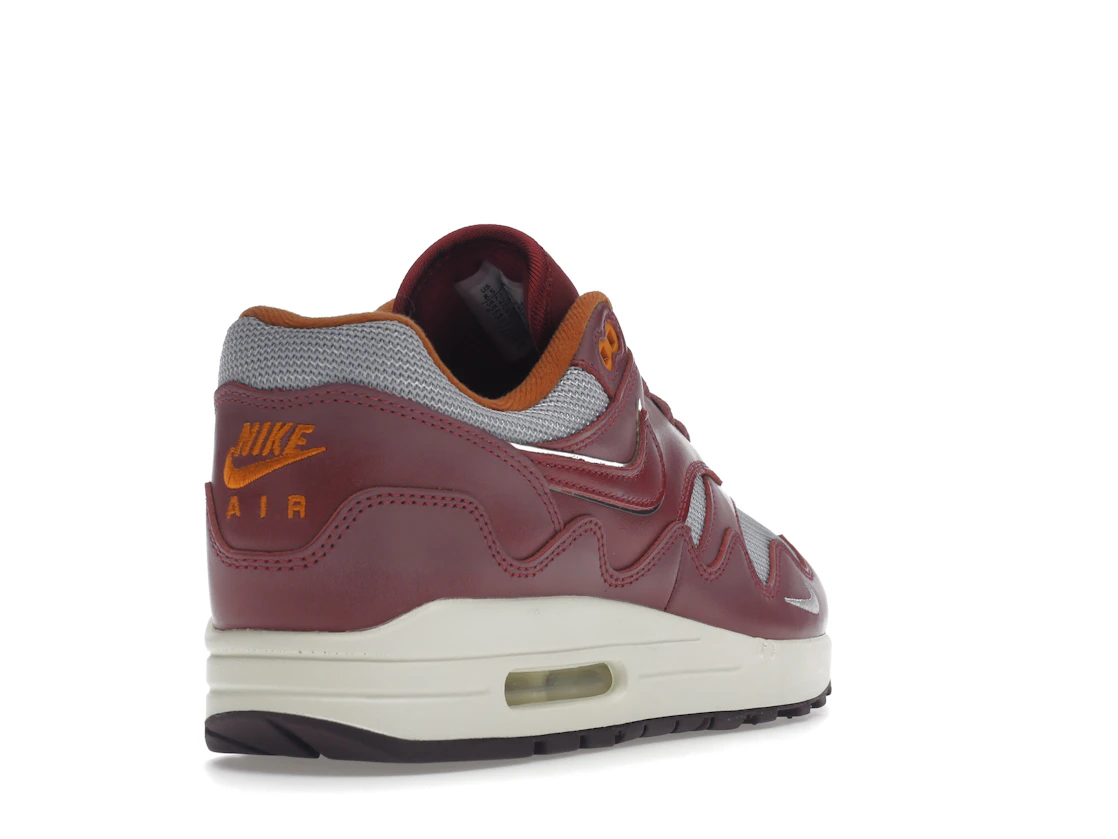 Vue 31 de Nike Air Max 1 Patta Waves Rush Maroon (without Bracelet)