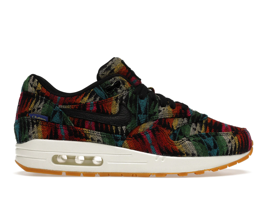 Vue 1 de Nike Air Max 1 Pendleton Wollen Mills (Black Swoosh)