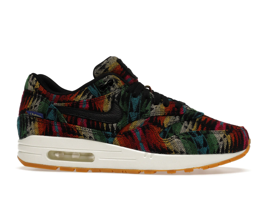 Vue 2 de Nike Air Max 1 Pendleton Wollen Mills (Black Swoosh)