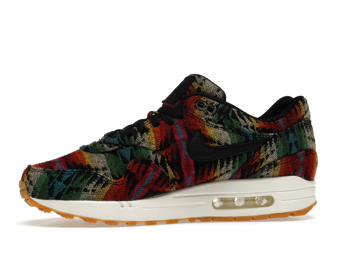 Vue 18 de Nike Air Max 1 Pendleton Wollen Mills (Black Swoosh)