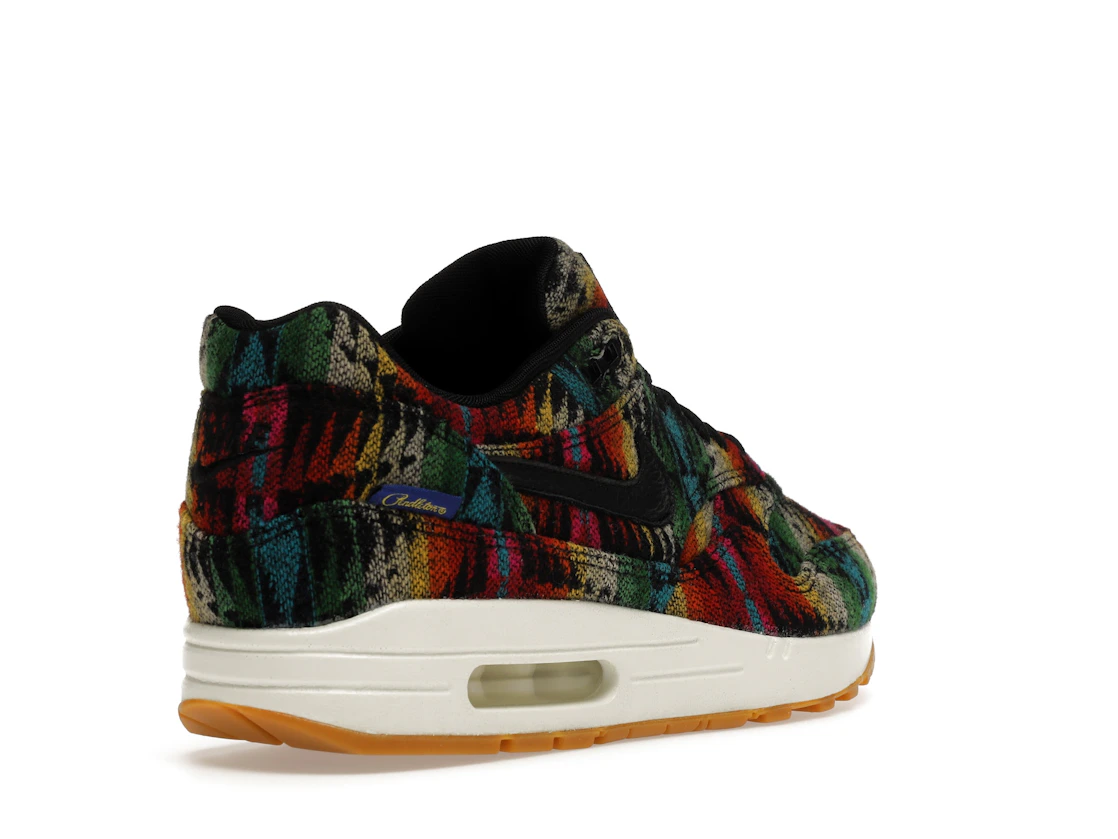 Vue 32 de Nike Air Max 1 Pendleton Wollen Mills (Black Swoosh)