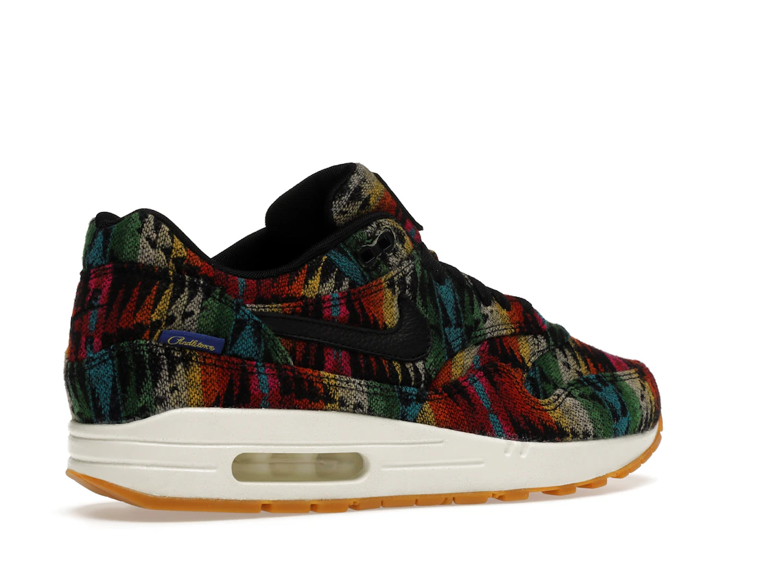 Vue 34 de Nike Air Max 1 Pendleton Wollen Mills (Black Swoosh)