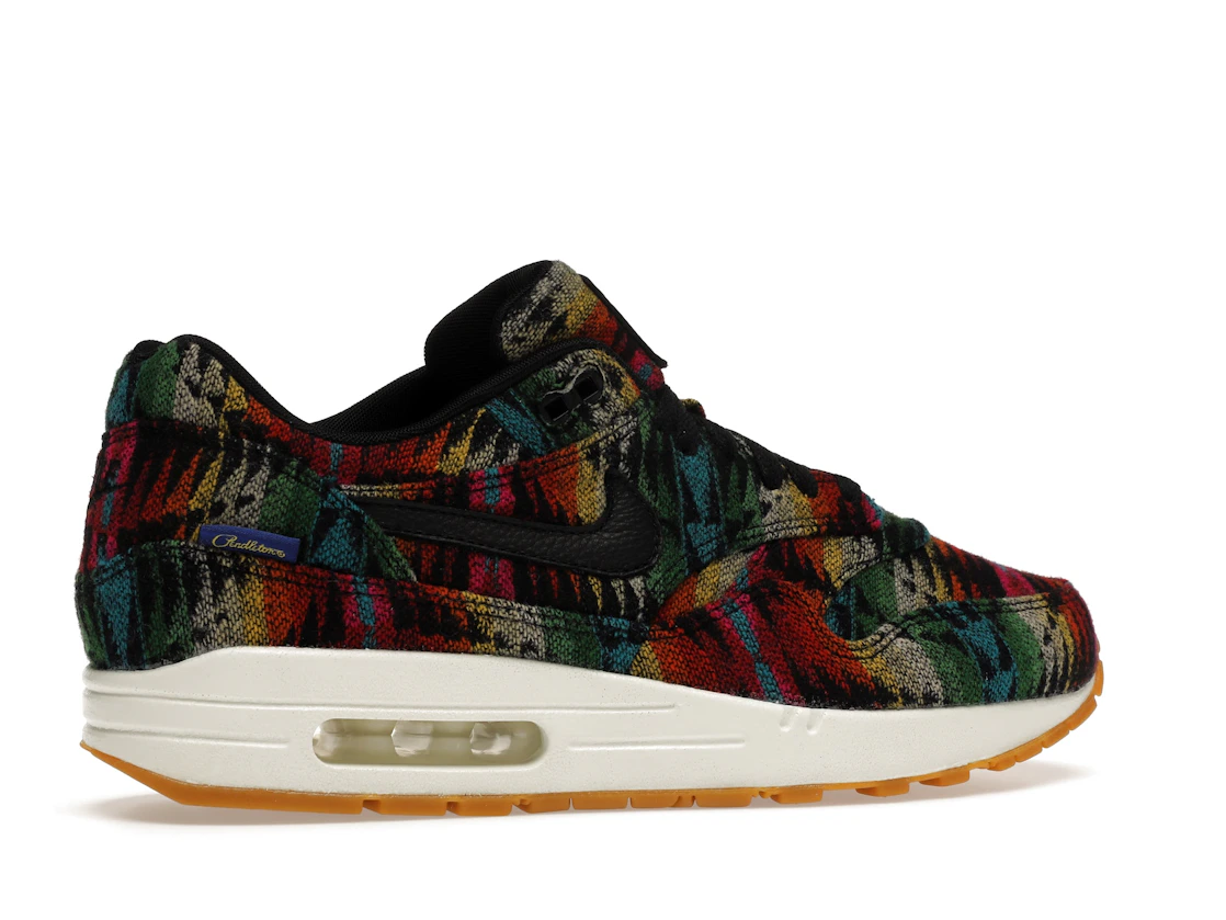 Vue 35 de Nike Air Max 1 Pendleton Wollen Mills (Black Swoosh)