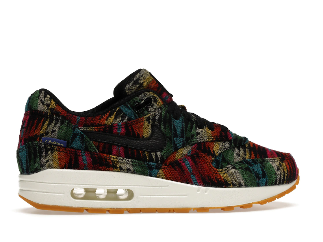 Vue 36 de Nike Air Max 1 Pendleton Wollen Mills (Black Swoosh)