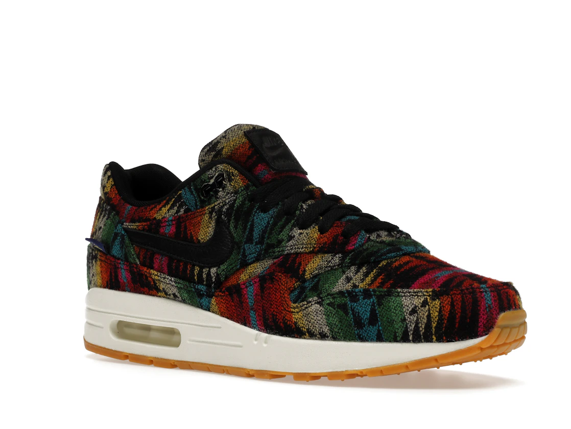 Vue 5 de Nike Air Max 1 Pendleton Wollen Mills (Black Swoosh)