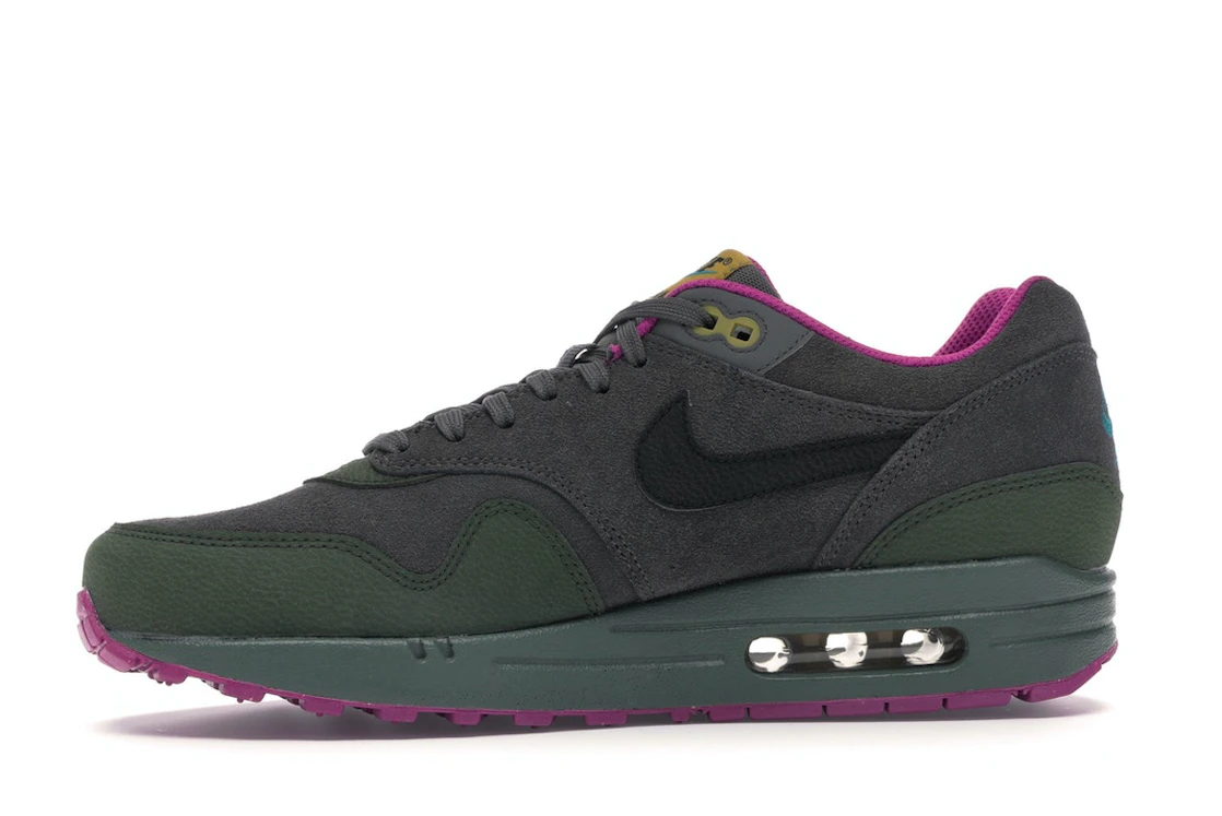 Vue 18 de Nike Air Max 1 Pewter Carbon