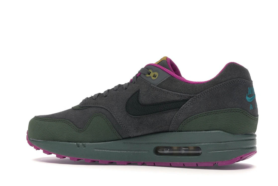 Vue 21 de Nike Air Max 1 Pewter Carbon