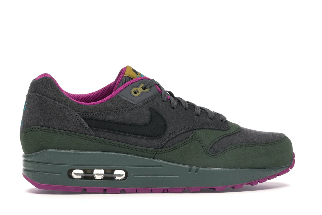 Vue 36 de Nike Air Max 1 Pewter Carbon