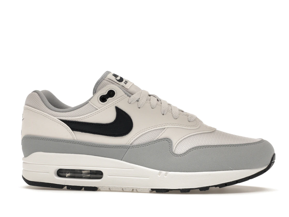 Vue 2 de Nike Air Max 1 Platinum Tint Dark Obsidian