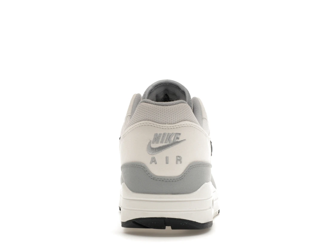 Vue 28 de Nike Air Max 1 Platinum Tint Dark Obsidian