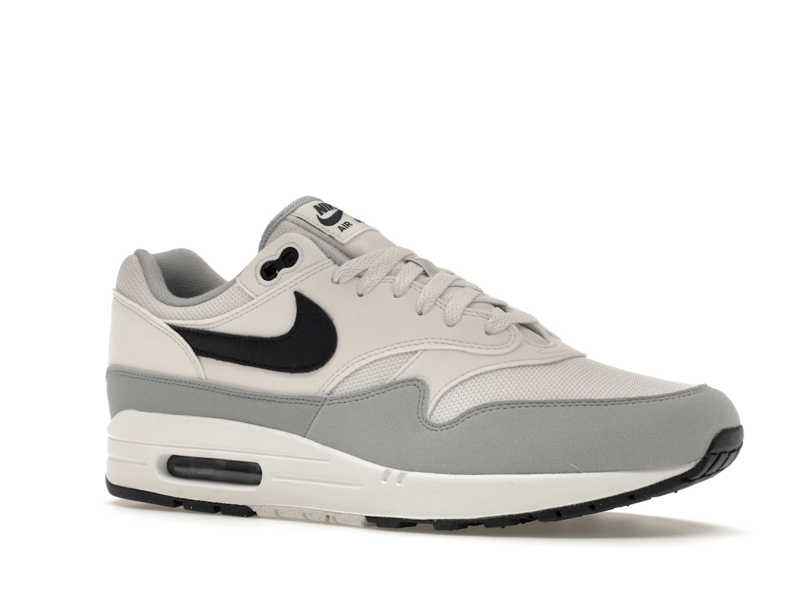 Vue 4 de Nike Air Max 1 Platinum Tint Dark Obsidian