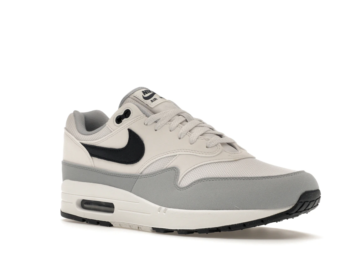 Vue 5 de Nike Air Max 1 Platinum Tint Dark Obsidian