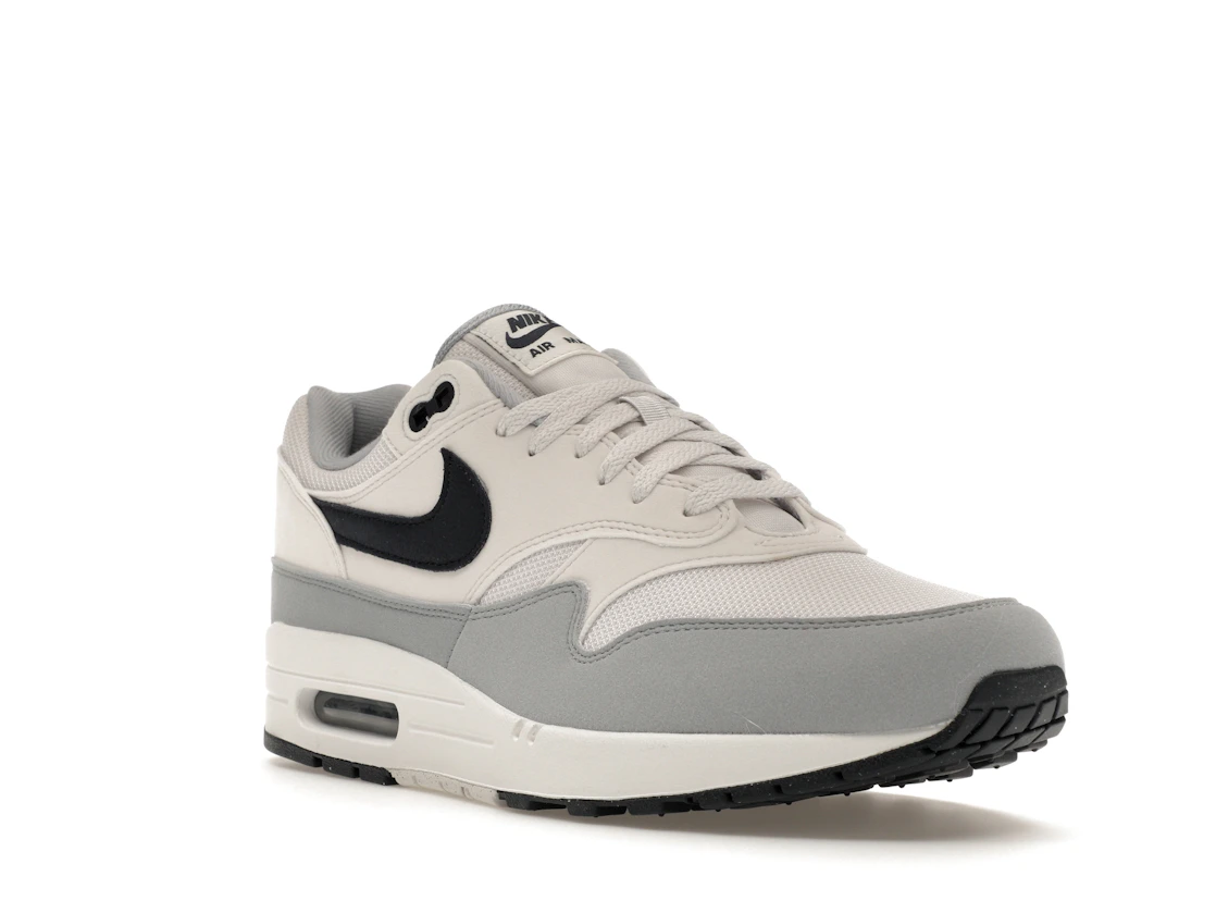 Vue 6 de Nike Air Max 1 Platinum Tint Dark Obsidian