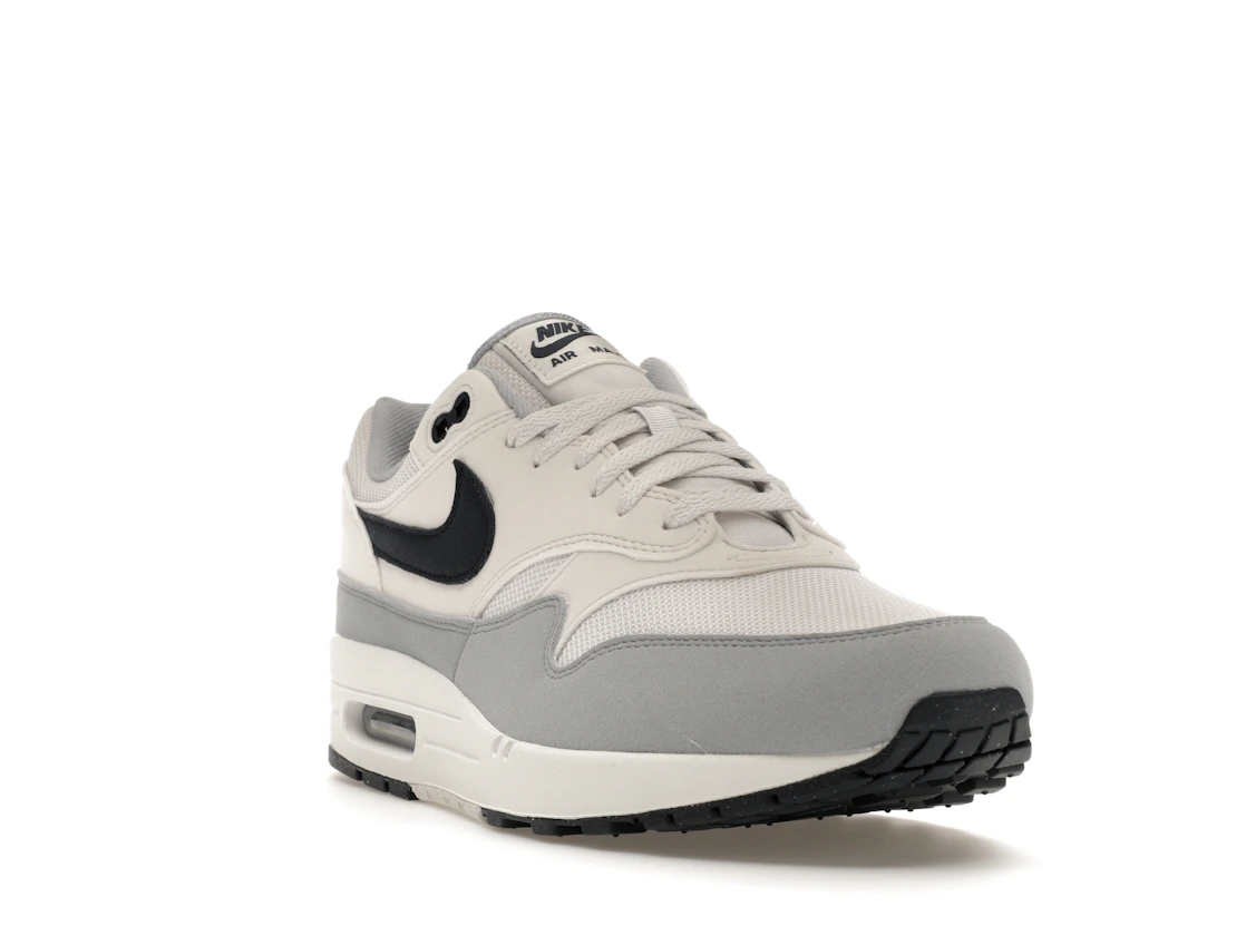 Vue 7 de Nike Air Max 1 Platinum Tint Dark Obsidian