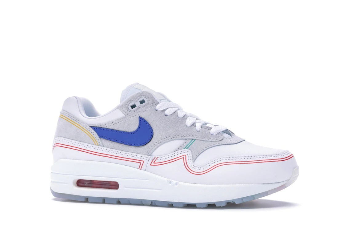 Vue 3 de Nike Air Max 1 Pompidou Center Day