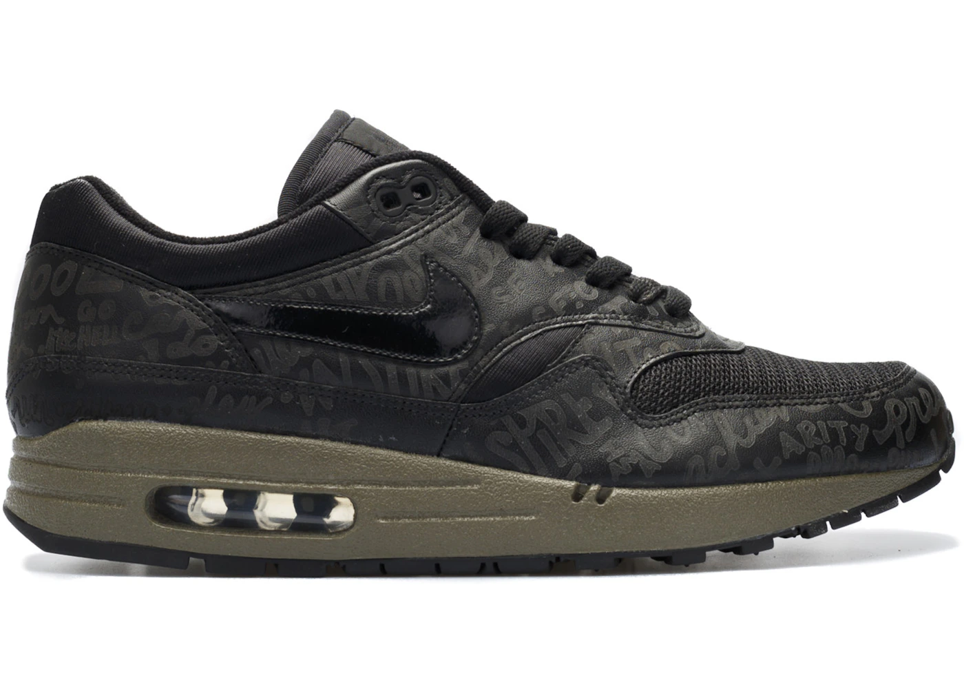 Nike Air Max 1 Powerwall Black Olive Grey