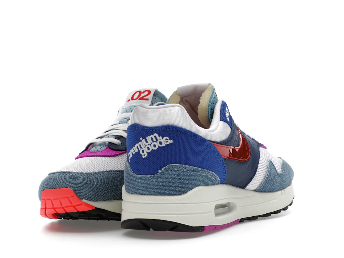 Vue 13 de Nike Air Max 1 Premium Goods Sport Red Varsity Royal