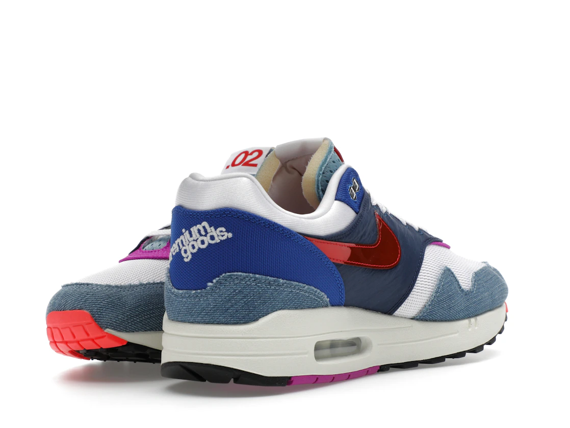 Vue 14 de Nike Air Max 1 Premium Goods Sport Red Varsity Royal