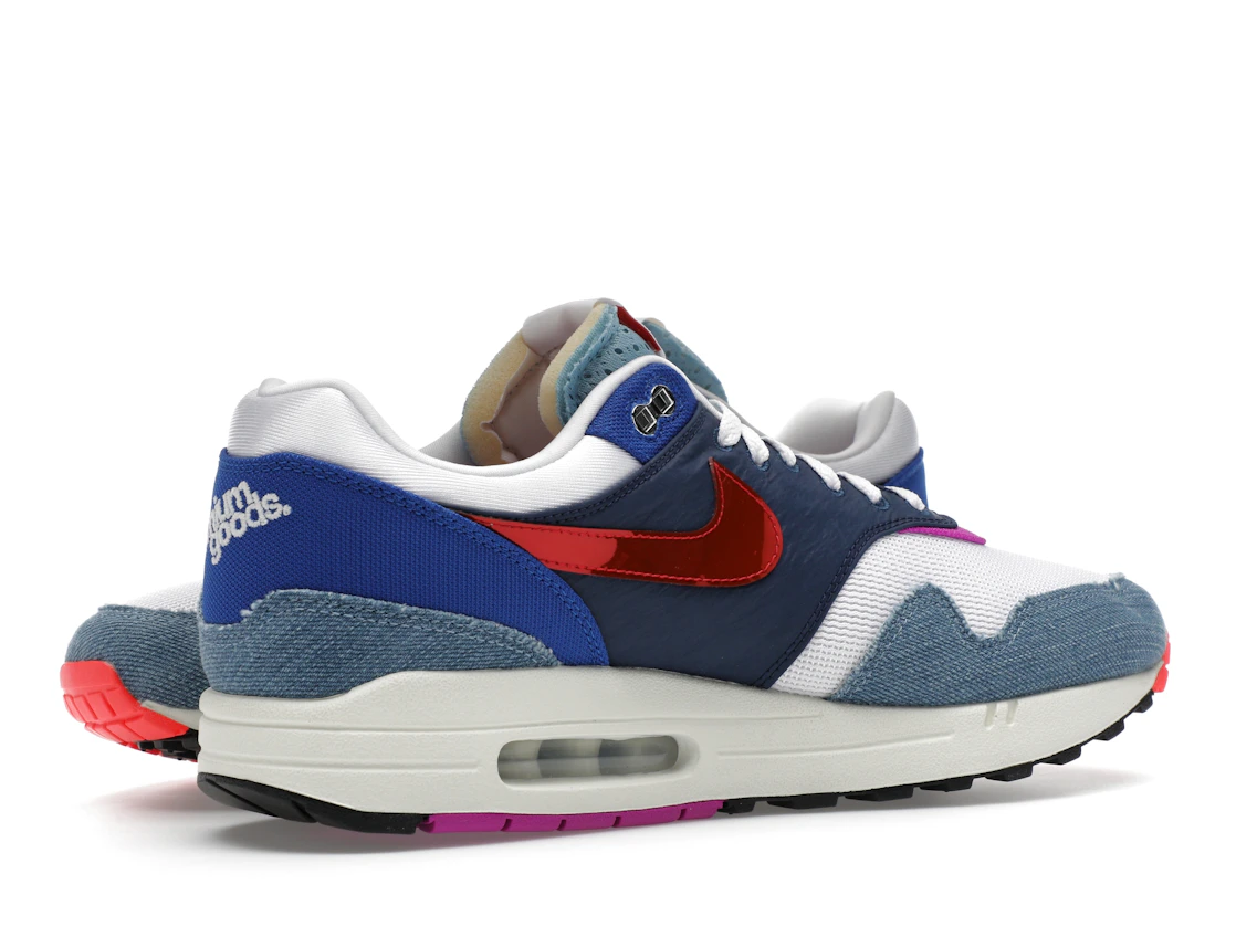 Vue 16 de Nike Air Max 1 Premium Goods Sport Red Varsity Royal