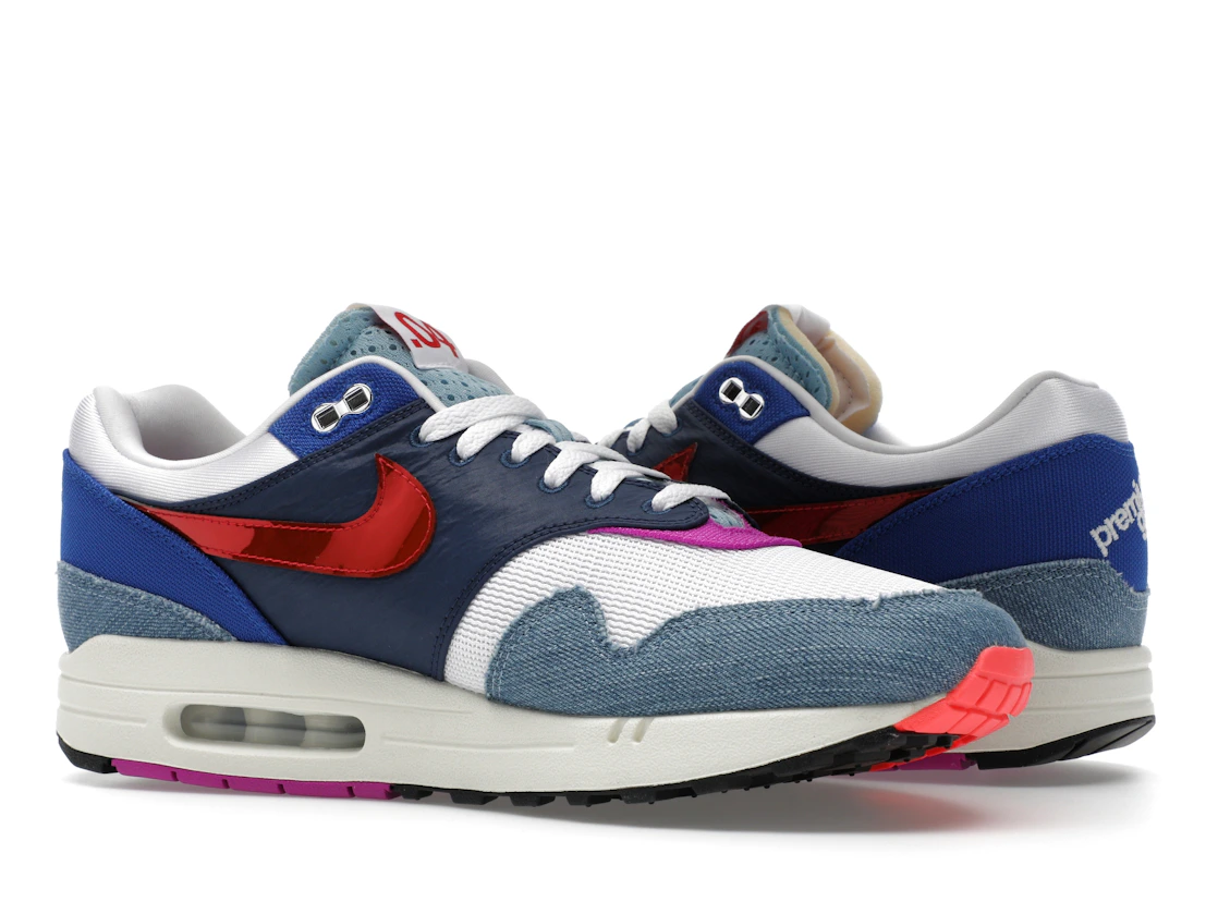 Vue 22 de Nike Air Max 1 Premium Goods Sport Red Varsity Royal