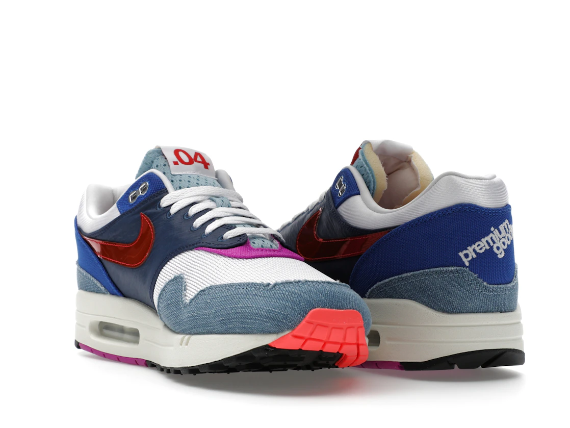 Vue 25 de Nike Air Max 1 Premium Goods Sport Red Varsity Royal