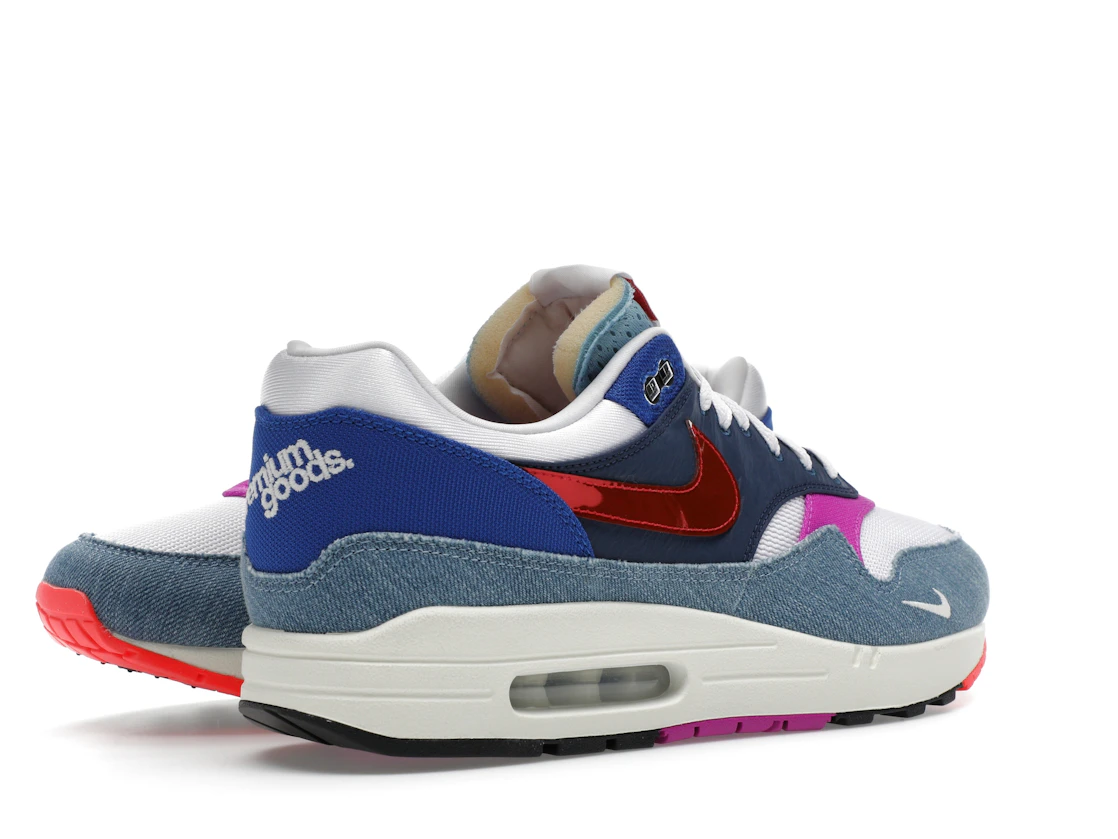 Vue 33 de Nike Air Max 1 Premium Goods Sport Red Varsity Royal