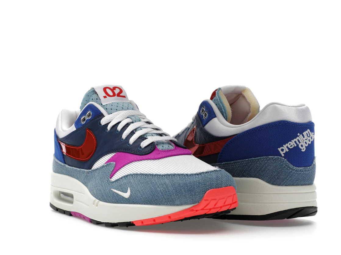 Vue 7 de Nike Air Max 1 Premium Goods Sport Red Varsity Royal