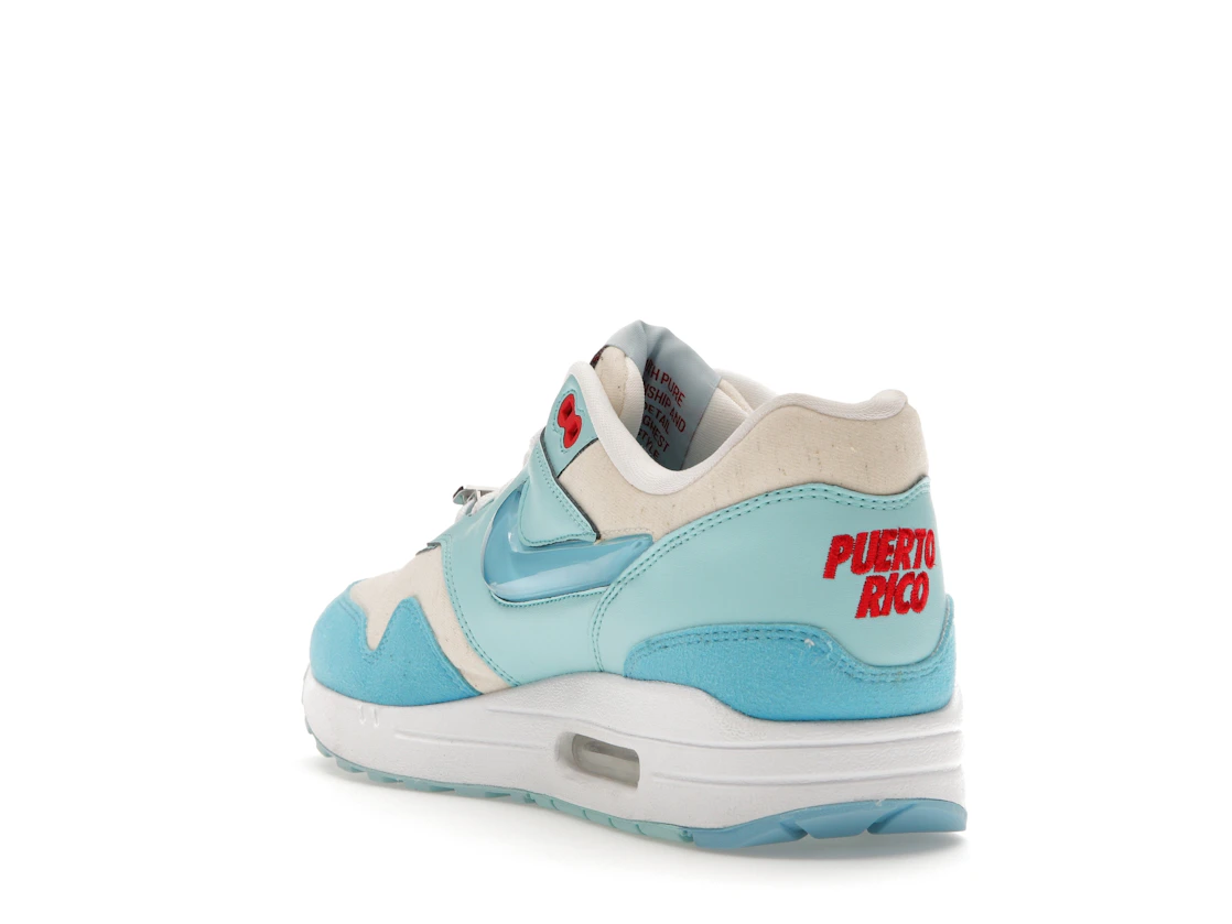 Vue 25 de Nike Air Max 1 Puerto Rico Blue Gale