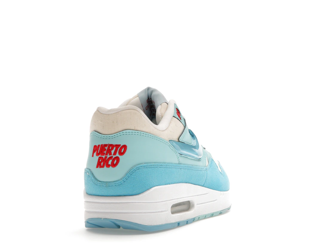 Vue 30 de Nike Air Max 1 Puerto Rico Blue Gale