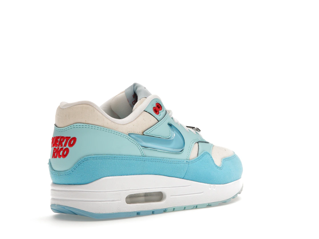 Vue 32 de Nike Air Max 1 Puerto Rico Blue Gale