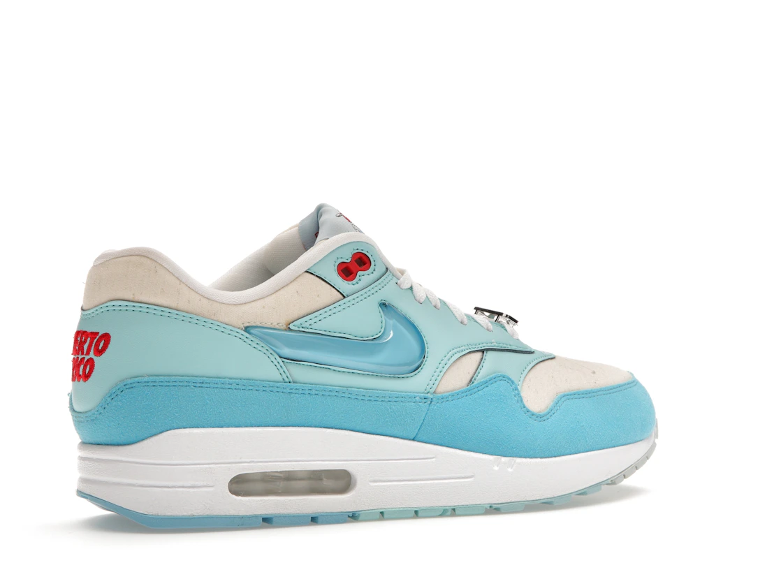 Vue 34 de Nike Air Max 1 Puerto Rico Blue Gale