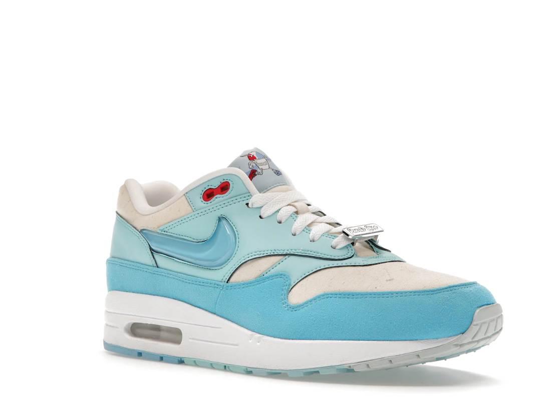 Vue 5 de Nike Air Max 1 Puerto Rico Blue Gale