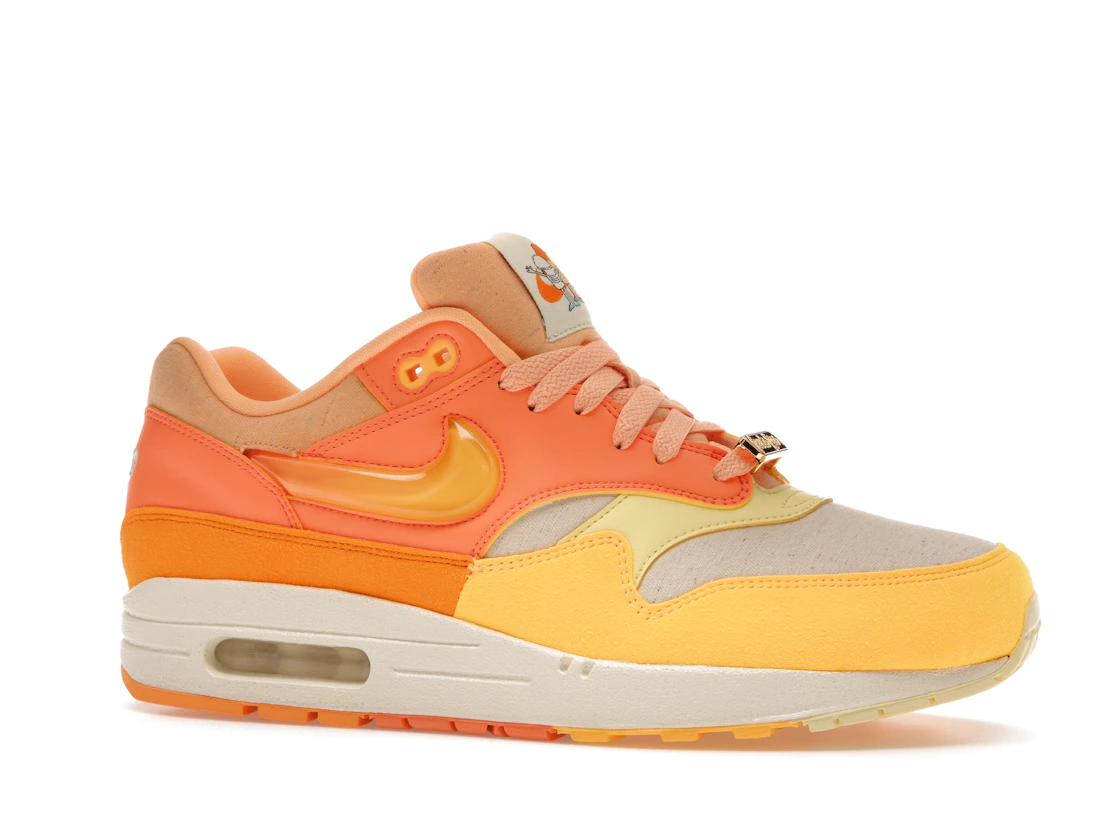 Vue 3 de Nike Air Max 1 Puerto Rico Orange Frost