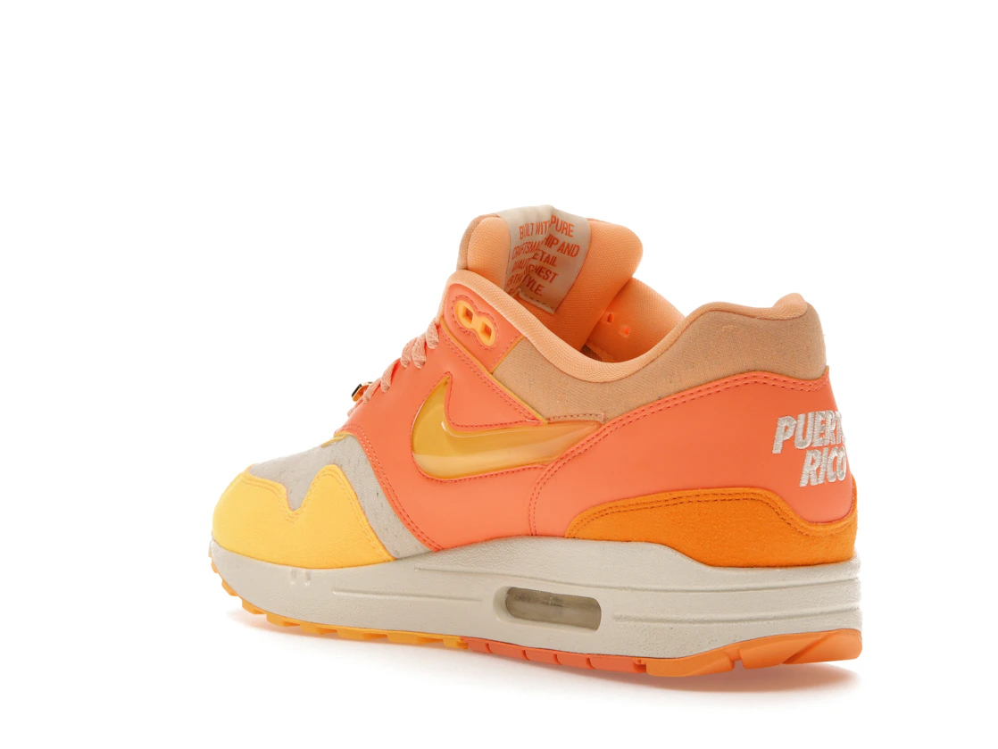 Vue 24 de Nike Air Max 1 Puerto Rico Orange Frost