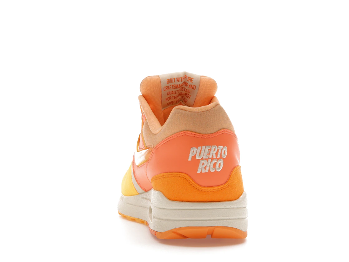 Vue 27 de Nike Air Max 1 Puerto Rico Orange Frost