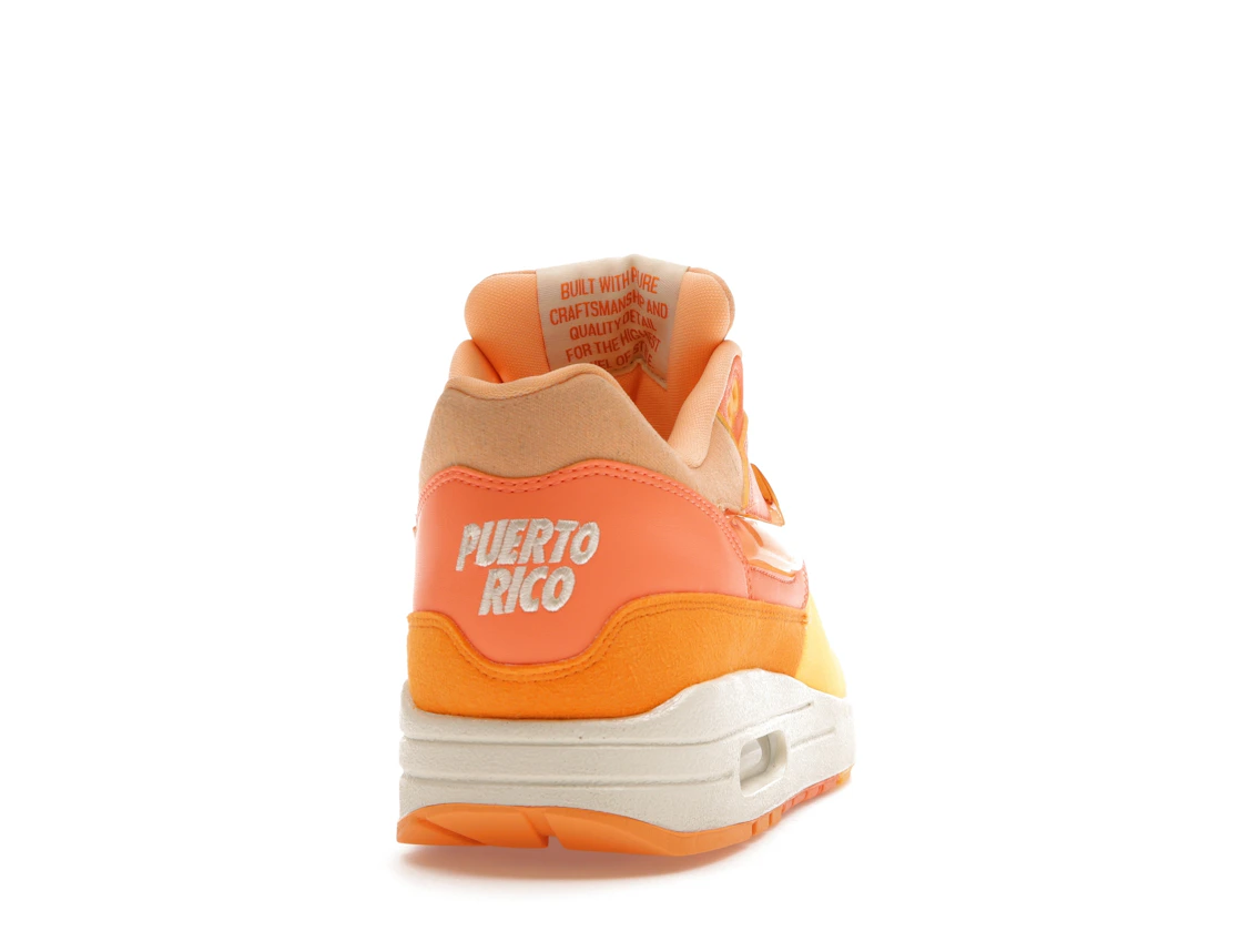 Vue 29 de Nike Air Max 1 Puerto Rico Orange Frost