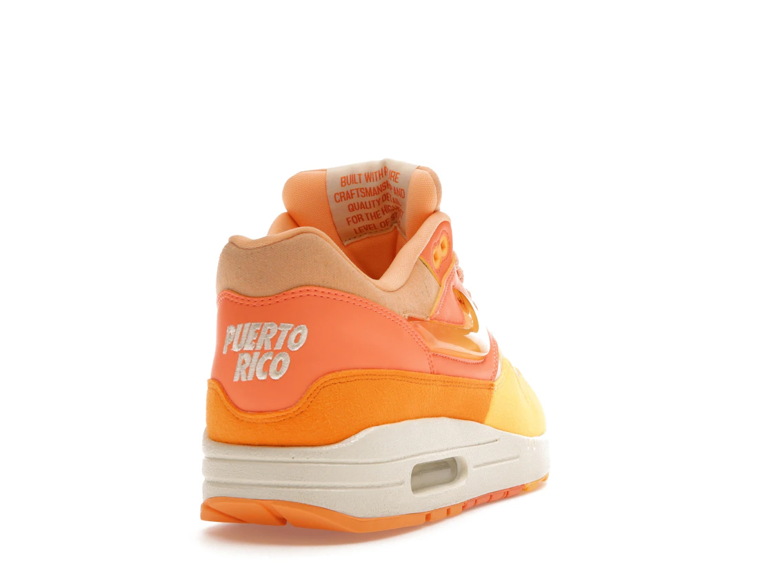 Vue 30 de Nike Air Max 1 Puerto Rico Orange Frost
