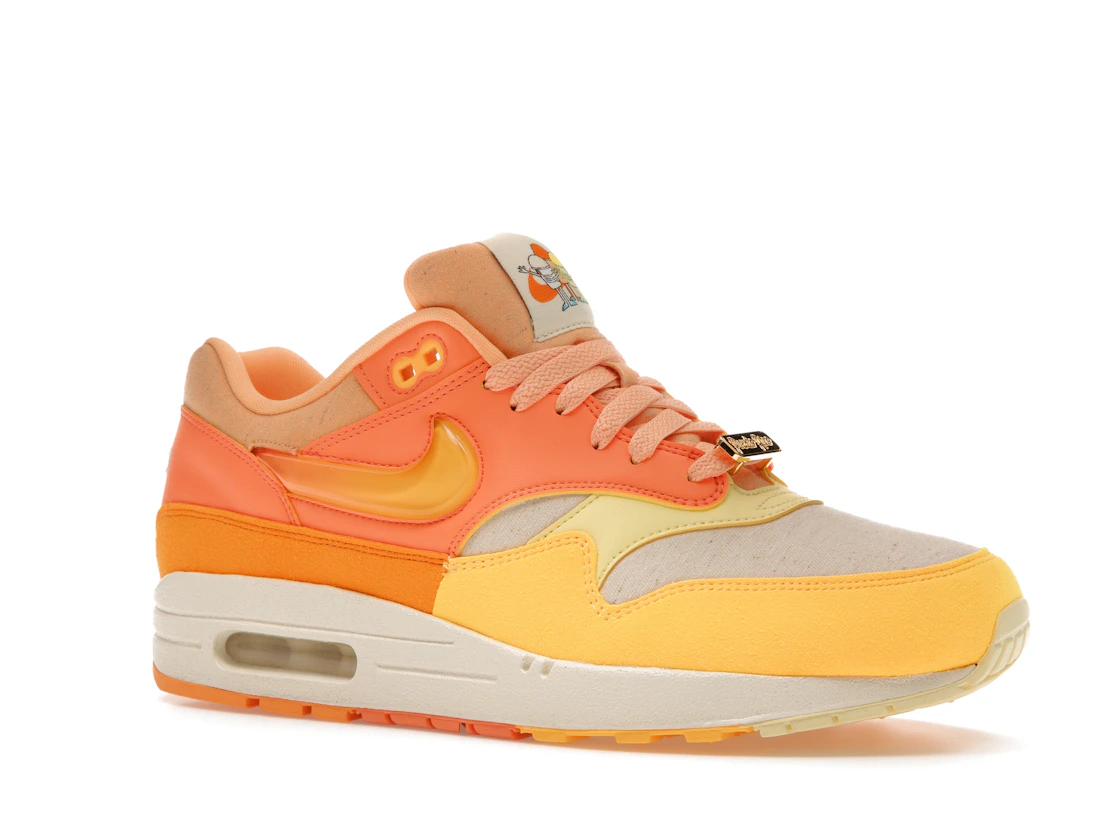 Vue 4 de Nike Air Max 1 Puerto Rico Orange Frost
