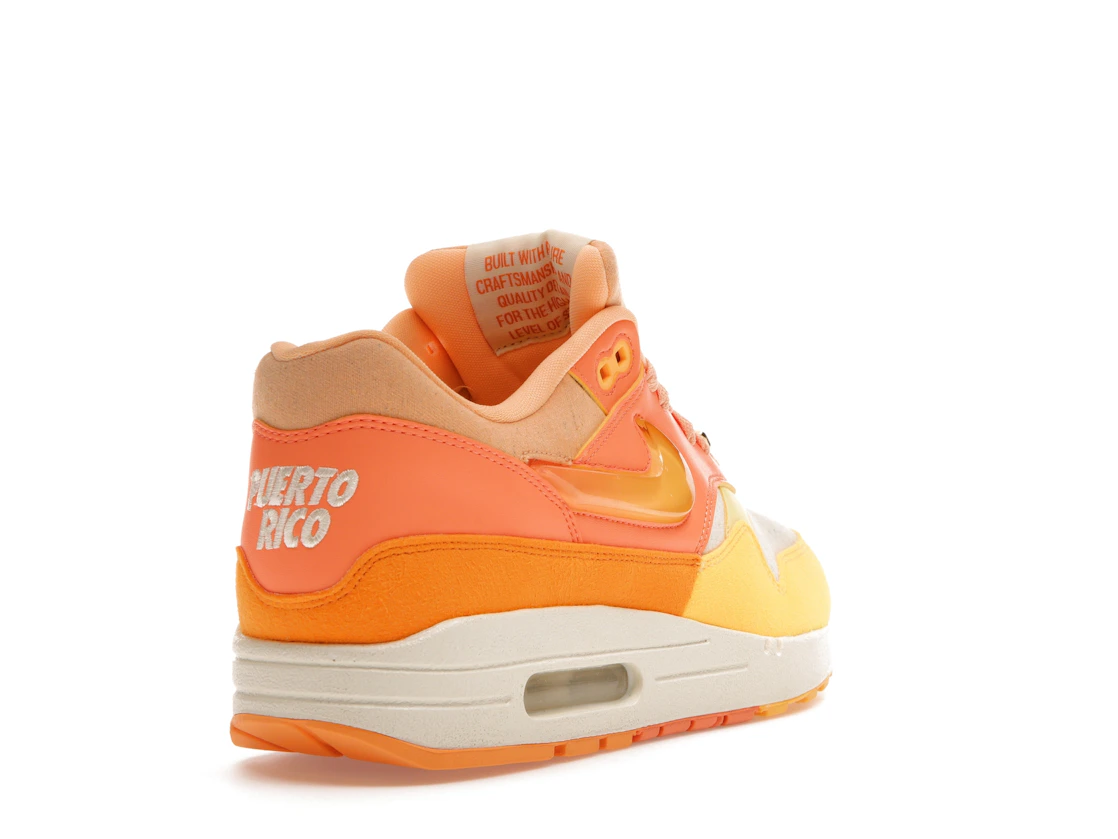 Vue 31 de Nike Air Max 1 Puerto Rico Orange Frost
